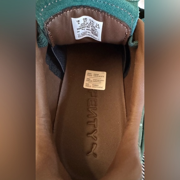 FENTY X WMNS AVANTI L 'DARK
MYRTLE' GREEN SIZE 6.5 - Picture 12 of 12